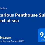 Luxurious Penthouse Direct On Sea Διαμέρισμα *