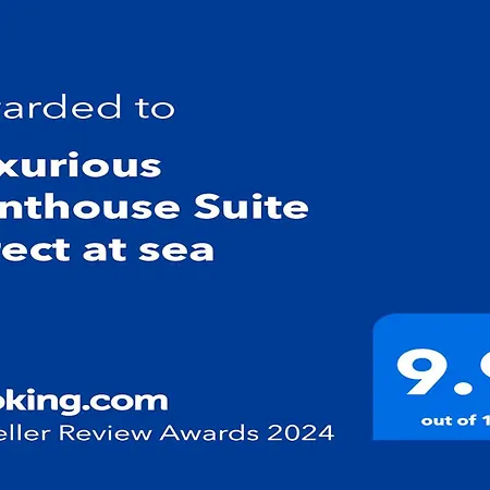 Luxurious Penthouse Direct On Sea Apartman