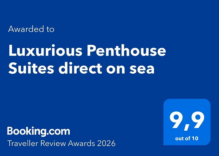 Luxurious Penthouse Direct On Sea *